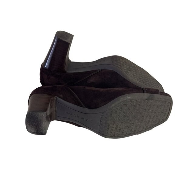 Bandolino Women's Brown Suede Stack Heel Pumps With Buckle Detail Sz 8 - Picture 4 of 12